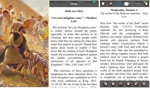 screen shot of Examining Scriptures app 0